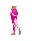 CHRLEISURE legginsy fitness geometryczne honeycomb cyfrowe drukowane legginsy wysokiej talii Hip oddychające poliester kobiety L