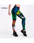 Legginsy qickitout próbki damskie diamentowe szwy legginsy spodnie z nadrukiem cyfrowym spodnie spodnie rozciągliwe Plus rozmiar