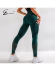 Legginsy damskie Fitness Push UP wysokiej talii Legging kobiety Sexy oddychające Feamle Workout leginsy Mujer