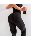 Legginsy damskie Fitness Push UP wysokiej talii Legging kobiety Sexy oddychające Feamle Workout leginsy Mujer