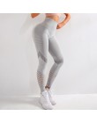 Legginsy damskie Fitness Push UP wysokiej talii Legging kobiety Sexy oddychające Feamle Workout leginsy Mujer