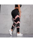 NORMOV kobiety legginsy moda siatkowy patchwork drążą wysokiej talii Push Up leginsy do kostek legginsy Fitness legginsy Feminin