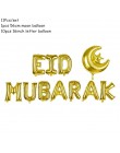 Eid Mubarak Banner balony Ramadan Kareem dekoracje Ramadan Mubarak muzułmański islamski festiwal Party DIY dekoracje