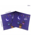 Złota Ramadan Kareem dekoracja Eid Mubarak Banner i balony Eid Ramadan Party Favor Eid al-fitr Ramadan Mubarak Decor