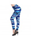 Nowy 2020 legginsy z kwiecistym nadrukiem leginsy Plus Size leginsy gitara Plaid cienka dziewiątka spodnie moda damska odzież Ap