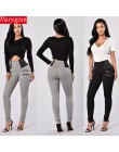 Maryigean Slim Fit wysokiej talii legginsy push up kobiety moda patchwork trening legginsy fitness kulturystyka Sexy spodnie dam