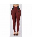 Maryigean Slim Fit wysokiej talii legginsy push up kobiety moda patchwork trening legginsy fitness kulturystyka Sexy spodnie dam