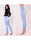 ITFABS nowości moda Hot kobiety Lady Denim spodnie obcisłe wysokiej talii jeansy ze streczem Slim dżinsy rurki damskie dżinsy