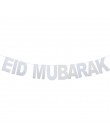 Złoto srebro Eid mubarak Banner Ramadan Kareem baner dekoracyjny trznadel islamski muzułmanin Eid al-fitr hajj mubarak Party Fav