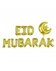 Złoto srebro Eid mubarak Banner Ramadan Kareem baner dekoracyjny trznadel islamski muzułmanin Eid al-fitr hajj mubarak Party Fav