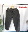 Spodnie dżinsowe kobiet wysokiej talii spodnie Harem 2020 luźne jeansy spodnie Plus Size casualwear dla kobiet Pantalon Femme