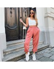 Rockmore Harajuku biegaczy szerokie nogawki spodnie dresowe spodnie damskie Plus Size spodnie z wysokim stanem Streetwear koreań