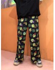 Neploe Retro Cartoon spodnie z nadrukiem Harajuku Streetwear spodnie kobieta mężczyzna spodnie z szerokimi nogawkami Pantalones 