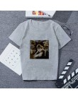 Moją depresję mój mózg mój niepokój list drukuj różowy T Shirt parodia osobowości Vogue nowy Harajuku dorywczo luźne kobiety Top