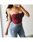 2018 moda damska lato Camis koszulki bokserki bez rękawów bawełna gorset Unpadded biustonosz bandeau kamizelka krótki top biusto