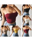 2018 moda damska lato Camis koszulki bokserki bez rękawów bawełna gorset Unpadded biustonosz bandeau kamizelka krótki top biusto