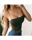 2018 moda damska lato Camis koszulki bokserki bez rękawów bawełna gorset Unpadded biustonosz bandeau kamizelka krótki top biusto