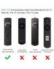 Magic Remote Control Cases ochronne silikonowe pokrowce odporne na wstrząsy antypoślizgowe lekkie skórzane etui do 5.9 Cal Fire 