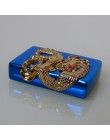 God dragon Electric Pulse z podwójnym łukiem USB do ładowania plazmowa zapalniczka do papierowów mężczyźni USB prezenty biznesow