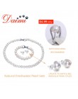 DAIMI Pearl Jewelry Sets naszyjnik bransoletka kolczyki perła baroku zestawy biżuteria dla kobiet Party ślub Jewlery prezent na 