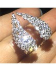 Choucong Angel wings Ring symulowane diamond cz biżuteria 925 srebro obrączka obrączki dla kobiet biżuteria Party