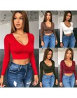 2019 Sexy kobiety jednolite tanki kamizelka krótki top jesień głębokie V Neck zbiorniki plaża kobiety sport krótkie tank topy go