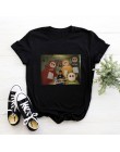 Harajuku śliczne ubrania drukuj punk vintage camisas Casual Loose gothic T-shirt topy dropshipping kobiety parodia Cartoon krótk