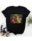 Harajuku śliczne ubrania drukuj punk vintage camisas Casual Loose gothic T-shirt topy dropshipping kobiety parodia Cartoon krótk