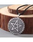 CHENGXUN Guidepost kompas naszyjnik talizman Viking starszy Futhark wisiorek Valknut Pagan Amulet Vegvisir skandynawski Norse pr