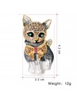 CINDY XIANG emalia broszki z kotami dla kobiet moda Rhinestone elegancki Kitty broszka Pin zwierząt Pin wysokiej jakości nowy 20