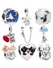 Nowa oryginalna darmowa wysyłka Sliver koralik Mickey Fairytale Dumbo miłość Charm Fit bransoletka pandora naszyjnik DIY damska 