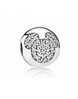 Srebro 925 Minnie Mickey łańcuch bezpieczeństwa korona chłopiec wisiorek Fit Pandora Charms bransoletki DIY kobiety srebro orygi