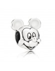 Srebro 925 Minnie Mickey łańcuch bezpieczeństwa korona chłopiec wisiorek Fit Pandora Charms bransoletki DIY kobiety srebro orygi