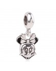 Nowa oryginalna darmowa wysyłka Sliver koralik Mickey Fairytale Dumbo miłość Charm Fit bransoletka pandora naszyjnik DIY damska 