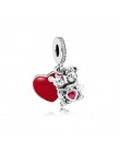 Nowa oryginalna darmowa wysyłka Sliver koralik Mickey Fairytale Dumbo miłość Charm Fit bransoletka pandora naszyjnik DIY damska 