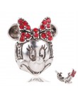 Nowa oryginalna darmowa wysyłka Sliver koralik Mickey Fairytale Dumbo miłość Charm Fit bransoletka pandora naszyjnik DIY damska 