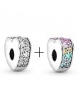 2 sztuk/partia oferta specjalna miłość gwiazda Rainbow Charms koraliki Fit Pandora bransoletka i naszyjniki dla kobiet DIY tworz