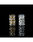 100 sztuk Rhinestone Spacer koraliki 6/8/10mm Fit kobiety DIY wyrób biżuterii bransoletka naszyjnik kolczyki ozdobiony paciorkam