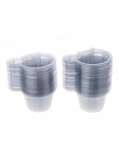 20/50/100Pcs 40ML plastikowe kubki jednorazowe dozownik dla DIY biżuteria z żywicy epoksydowej akcesoria Making Tools