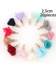 10 ~ 30 sztuk mieszane rodzaje Tassel ustalenia kwiat jedwabiu poliester Charms kropla wisiorek kolczyk Tassel dla biżuterii DIY