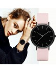 Montre Femme 2019 prosty Damski Zegarek kwarcowy zegarki skórzany pasek Damski Zegarek Damski zegarki damskie