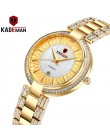 New Arrival Top luksusowa marka Kademan damski zegarek kwarcowy moda damska zegarek kryształowy diament wodoodporny Montre Femme