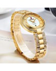 New Arrival Top luksusowa marka Kademan damski zegarek kwarcowy moda damska zegarek kryształowy diament wodoodporny Montre Femme