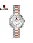 New Arrival Top luksusowa marka Kademan damski zegarek kwarcowy moda damska zegarek kryształowy diament wodoodporny Montre Femme