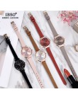 IBSO 8 MM ultra-cienki kobiet zegarki na rękę luksusowe kobieta zegar moda Montre Femme 2020 panie zegarek kwarcowy Relogio Femi