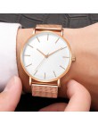 2019 Montre Femme nowoczesne kobiety zegarek moda czarny kwarc zegarek kobiety opaska siatkowa proste zegarki luksusowe panie Re