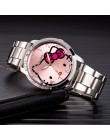 Kobiety Sliver zegarek zegarki ze stali nierdzewnej kobiety Top marka luksusowy zegar panie Wrist Watch Relogio Feminino