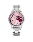 Kobiety Sliver zegarek zegarki ze stali nierdzewnej kobiety Top marka luksusowy zegar panie Wrist Watch Relogio Feminino