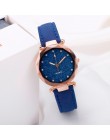 2020 kobiet Starry Sky Wrist Watch skóra Casual romantyczny Rhinestone projektant panie zegar prosta sukienka Gfit Montre Femme 