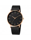 2019 Montre Femme nowoczesne kobiety zegarek moda czarny kwarc zegarek kobiety opaska siatkowa proste zegarki luksusowe panie Re